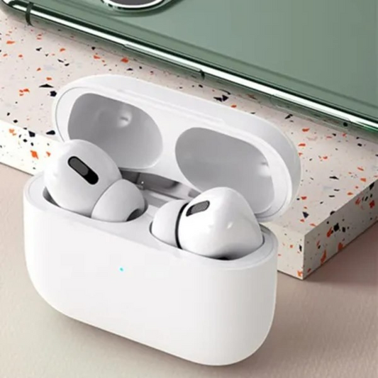 Pro White TWS AirPods – High-Quality Sound & Touch Controls | True Wireless Stereo Earbuds with Built-in Mic, 10m Bluetooth Range | Sport Headset Compatible with All Bluetooth-Enabled Devices