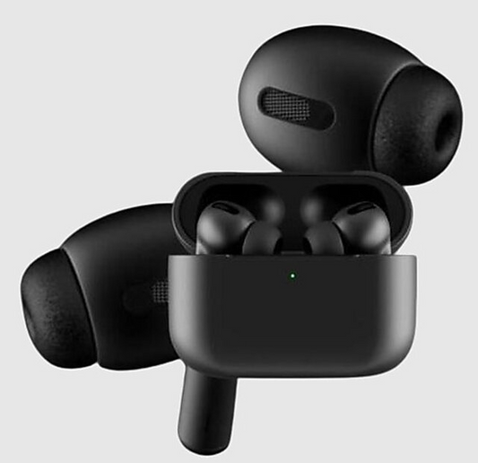 Pro Black TWS AirPods – High-Quality Sound & Touch Controls | True Wireless Stereo Earbuds with Built-in Mic, 10m Bluetooth Range | Sport Headset Compatible with All Bluetooth-Enabled Devices