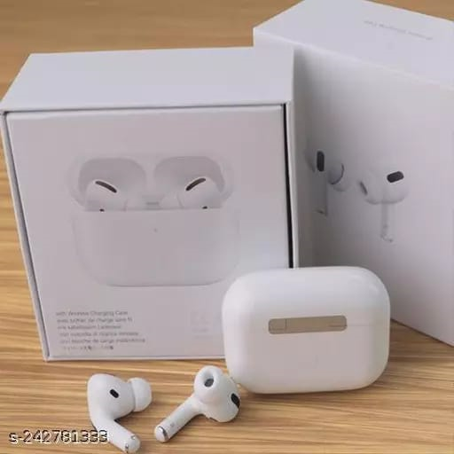 Pro white TWS AirPods – High-Quality Sound & Touch Controls | True Wireless Stereo Earbuds with Built-in Mic, 10m Bluetooth Range | Sport Headset Compatible with All Bluetooth-Enabled Devices