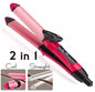 2-in-1 Nova Hair Straightener & Curler – Dual-Use Styling Tool with Quick Heat-Up, Ceramic Plates for Smooth Straightening & Effortless Curls | Model NH-2009 | Portable & Lightweight, Perfect for Home or Travel
