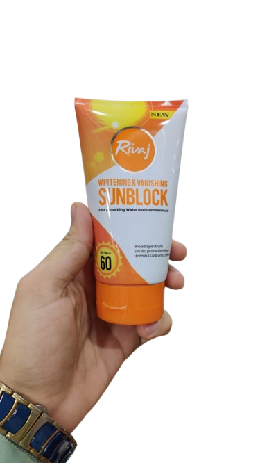 Rivaj Whitening & Vanishing Sunblock SPF 60