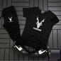 "Againtr Black Summer Printed Tracksuit for Men & Boys – Soft, Comfortable T-Shirt and Trouser Set"